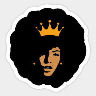 Black Queen | African American Woman | Black Girl Magic | Melanin Queen Sticker